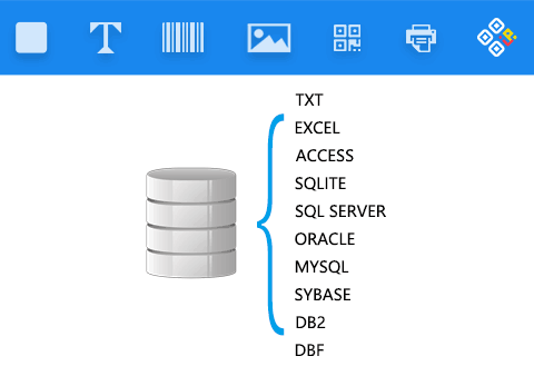標簽制作軟件各類主流數據庫支持