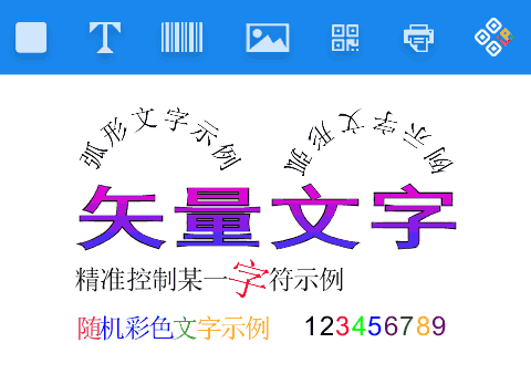 可變數據打印軟件文字樣式支持